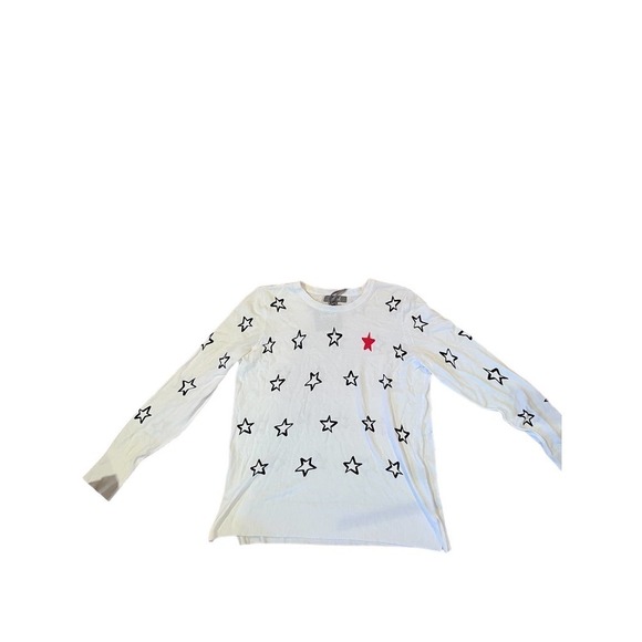 NWT Marled white star sweater sz Large - Picture 1 of 8